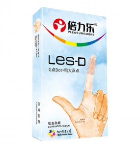 Pleasure more - LES-D Dotted Finger Sleeve (8Pcs)